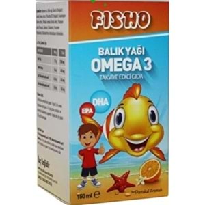 FISHO OMEGA 3 BALIK YAĞI PORTAKALI 150 ML