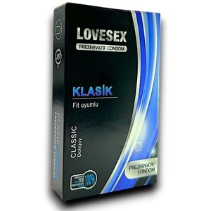 LOVESEX PREZERVATİF KLASİK (FİT UYUMLU)