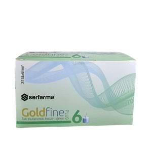 GOLDFİNE PLUS İNSÜLİN İĞNE UCU 6 MM