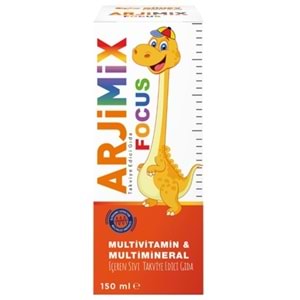 ARJİMİX FOCUS ŞURUP (MULTİVİTAMİN & MULTİMİNERAL / 150 ML)