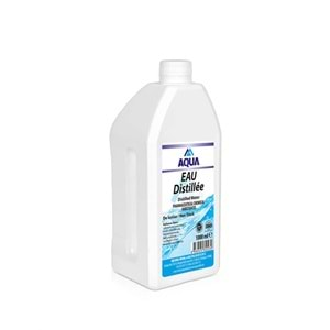 AQUA EAU DİSTİLE SU (SAF SU ) 1000 ML