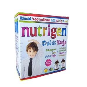 NUTRİGEN KOFRE (BALIK YAĞI 200 ML +BALIK YAĞI 200 ML)