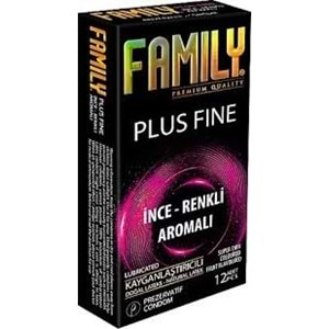 FAMILY PREZERVATİF (12 ADET/İNCE-AROMALI)