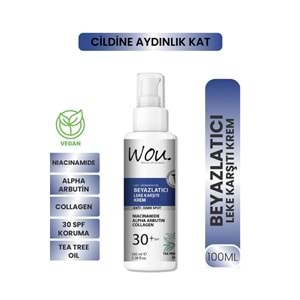 WOU BEYAZLATICI LEKE KARŞITI KREM 100 ML