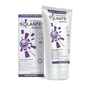 SOLANTE ACTİNİCA GÜNEŞ KREMİ SPF50+ 150 ML ( ÇOK HASSAS CİLTLER İÇİN )