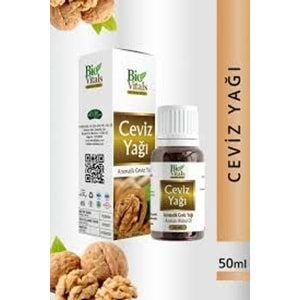 BİO VİTALS CEVİZ YAĞI 50 ML