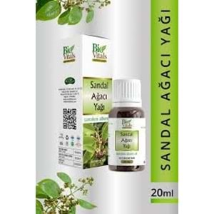 BİO VİTALS SANDAL AĞACI YAĞI 20 ML