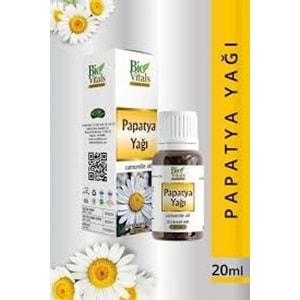 BİO VİTALS PAPATYA YAĞI 20 ML