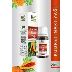 BİO VİTALS KUDRET NARI YAĞI 20 ML