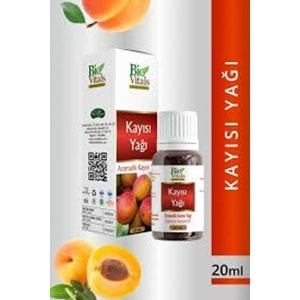 BİO VİTALS KAYISI YAĞI 20 ML