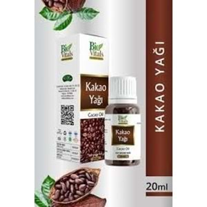 BİO VİTALS KAKAO YAĞI 20 ML