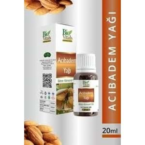 BİO VİTALS ACIBADEM YAĞI 20 ML