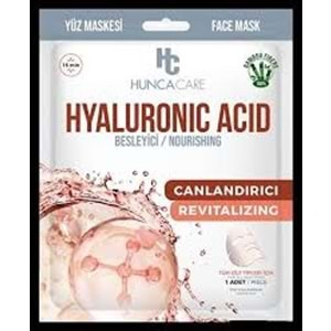 HUNCACARE HYALURONIC ACID/ BESLEYİCİ KAĞIT MASKE