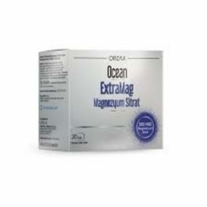 ORZAX OCEAN EXTRAMAG (MAGNEZYUM SİTRAT 250 MG + P5P) 30 SAŞE