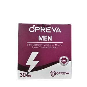 OPREVA MEN 30 SAŞE ( BİTKİ EKSTRELERİ, VİTAMİN VE MİNERAL )