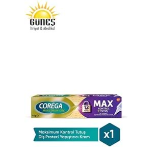 COREGA DİŞ PROTEZİ YAPIŞTIRICI KREM ( MAX. KONTROL + TUTUŞ / 40 GR )