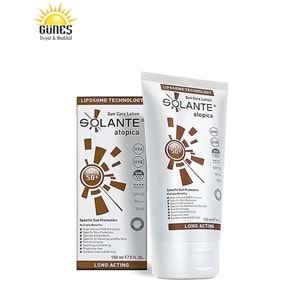 SOLANTE ATOPİCA SUN CARE LOTİON GÜNEŞ KREMİ SPF50+ 150 ML ( AŞIRI KURU CİLTLER )