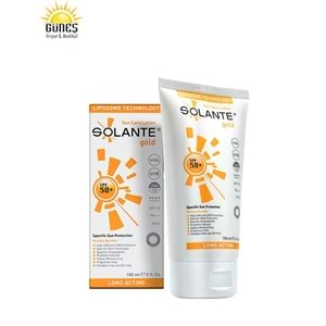 SOLANTE GOLD SOİN SOLAİRE LOTİON GÜNEŞ KREMİ SPF50+ 150 ML ( HASSAS CİLTLER İÇİN )