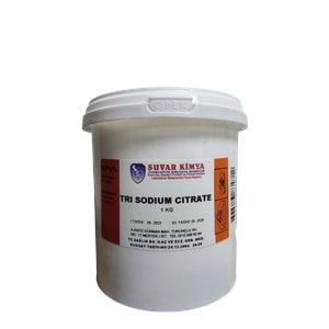 SUVAR TRI SODIUM CITRATE (SODYUM SİTRAT) 1 KG