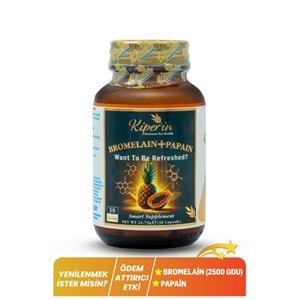KİPERİN BROMELAİN+PAPAİN 30 KAPSÜL