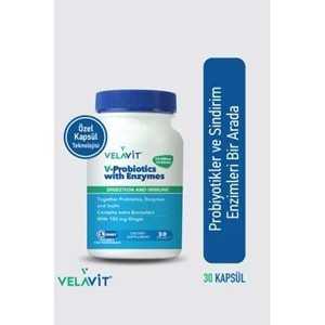 VELAVİT V-PROBİOTİCS WİTH ENZYMES 30 TABLET