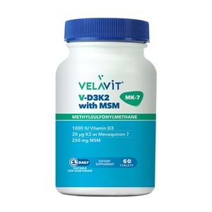 VELAVİT V-D3K2 WİTH MSM 60 KAPSÜL