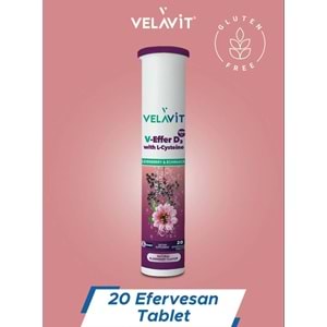 VELAVİT V-EFFER D3 WİTH L-CYSTEİNE 20 EFERVESAN TABLET