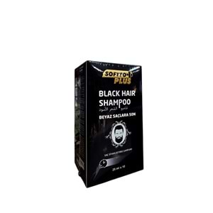 SOFTTOPLUS SİYAH ŞAMPUAN ( 25 ML X 10 ADET )