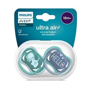 PHILIPS AVENT ULTRA AIR EMZİK 2 Lİ (18+ AY / ERKEK / SCF 349/18)