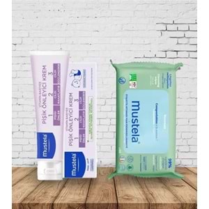 MUSTELA PİŞİK ÖNLEYİCİ KREM 100 ML ( 60 LI ISLAK MENDİL HEDİYELİ )