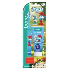 BANAT ÇOCUK ŞİRİNLER COFRE ( DİŞ MACUNU + DİŞ FIRÇASI / 5+ YAŞ )