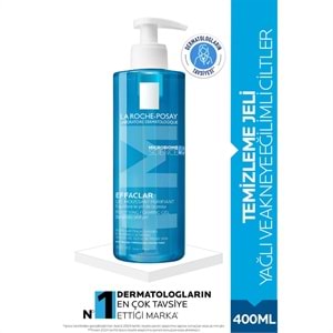 LA ROCHE-POSAY EFFACLAR YÜZ TEMİZLEME JELİ 400 ML ( YAĞLI VE HASSAS CİLTLER İÇİN )