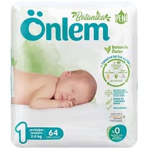 ÖNLEM ÇOCUK BEZİ YENİDOĞAN NO : 1 64 ADET