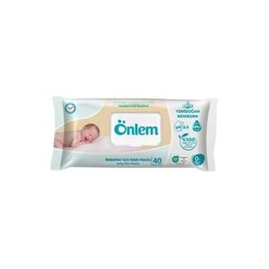 ÖNLEN YENİDOĞAN ISLAK HAVLU (40 ADET)
