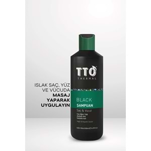 TTO THREMAL BLACK SAÇ VE VÜCUT ŞAMPUANI 500 ML