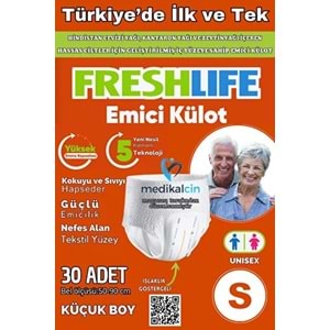 FRESHLIFE HASTA BEZİ KÜLOTLU ( SMAL / 30 ADET )