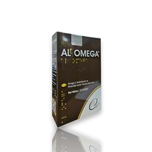 ALOMEGA OMEGA 3 & MULTİVİTAMİN & MİNERAL İÇEREN 30 SOFTGEL