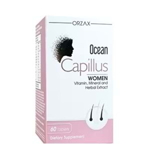 ORZAX OCEAN CAPİLLUS WOMEN 60 TABLET ( VİTAMİN & MİNERAL VE BİTKİSEL EKSTRE )