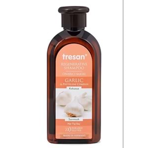 TRESAN ONARICI BAKIM ŞAMPUAN 300 ML ( TÜM SAÇ TİPLERİ / SARIMSAK- KOKUSUZ )