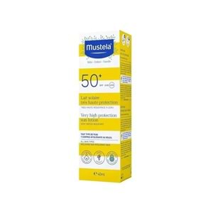MUSTELA GÜNEŞ KREMİ ÇOK YÜKSEK FAKTÖRLÜ SPF50+ 40 ML LOSYON ( DOĞUMDAN İTİBAREN & TÜM AİLE İÇİN )