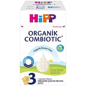 HİPP ORGANİK BEBEK SÜTÜ - MAMA NO 3 (1+ YAŞ /800 GR)