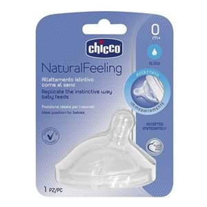 CHİCCO NATURAL FEELİNG BİBERON EMZİĞİ 0+ AY (1 ADET)