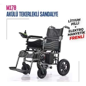 FREELY AKÜLÜ TEKERLEKLİ SANDALYE LİTYUM PİLLİ YEŞİL RENK ( KY-M170 )