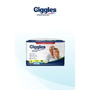 GİGGLES YETİŞKİN HASTA BEZİ BEL BANTLI ( SMAL / 30 ADET )