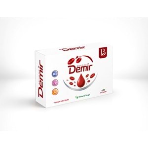 BRUGGE DEMİR KAPSÜL 30 TABLET ( DEMİR & C VİT. & B12 VİT. )
