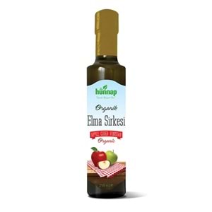 HÜNNAP ORGANİK ELMA SİRKESİ 250 ML