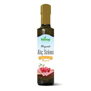 HÜNNAP ORGANİK ALIÇ SİRKESİ 250 ML