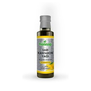 HÜNNAP SARI KANTARON YAĞI 100 ML ( SOĞUK PRES )