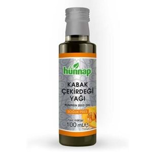 HÜNNAP KABAK ÇEKİRDEĞİ YAĞI 100 ML ( SOĞUK PRES )
