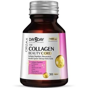 ORZAX OCEAN DAY 2 DAY COLLAGEN ( KOLAJEN ) BEAUTY CORE 30 TABLET